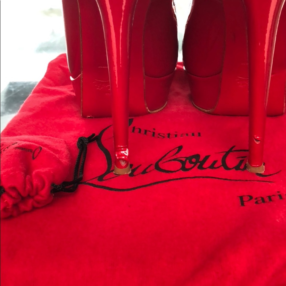 Christian Louboutin Bianca 140 Patent Calf 38.5 - Picture 4 of 7